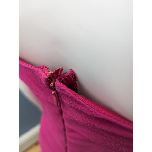 Tadashi Shoji Dress Size 2 Silk Barbiecore Knee Length Party Wedding Guest - Picture 10 of 16